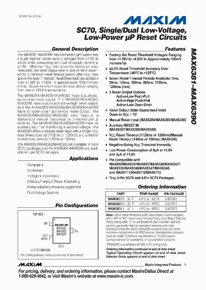 MAX6382XR44D5-T_6354987.PDF Datasheet