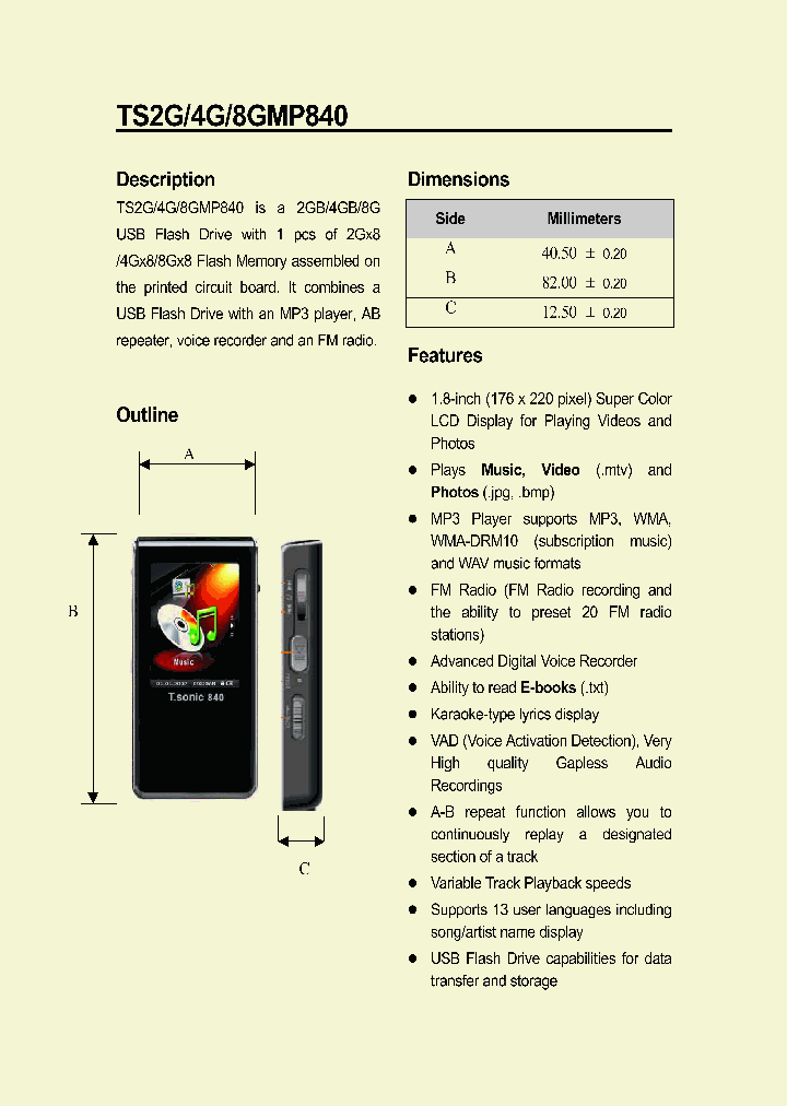 TS2GMP840_6363985.PDF Datasheet