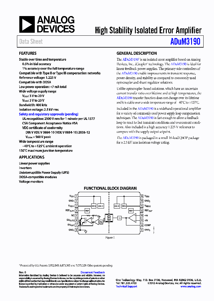 ADUM3190_6368708.PDF Datasheet