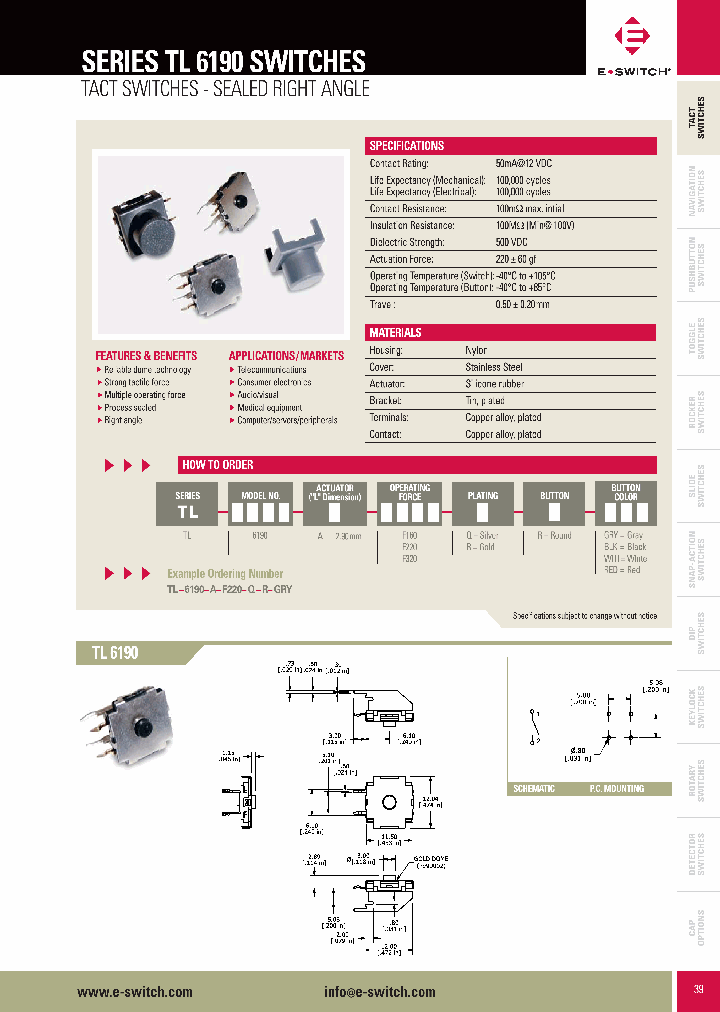 TL6190AF160RRGRY_6371088.PDF Datasheet