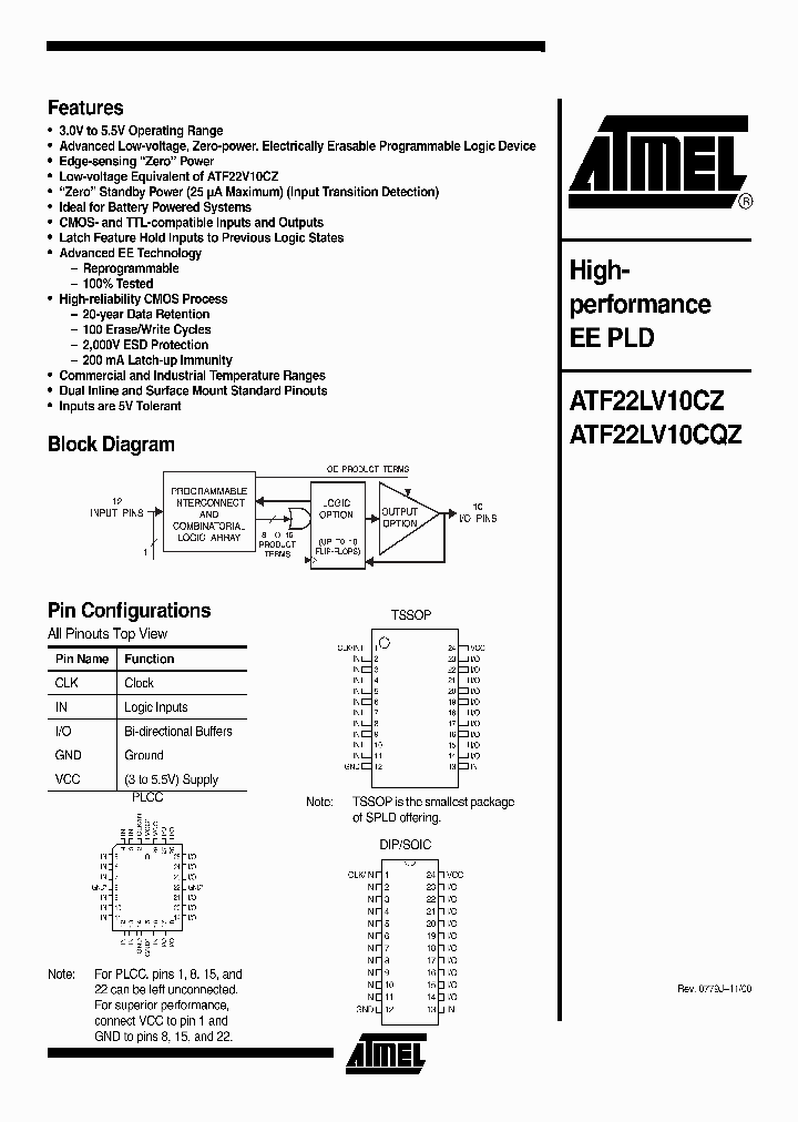 ATF22LV10CQZ_6380529.PDF Datasheet