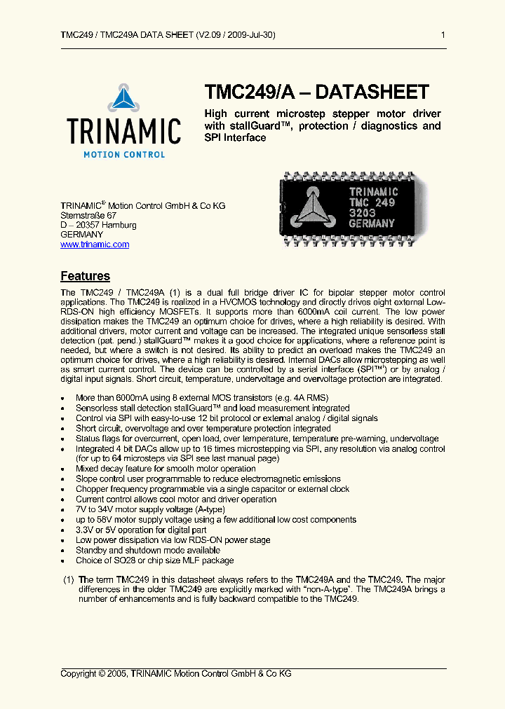 TMC2491_6380040.PDF Datasheet