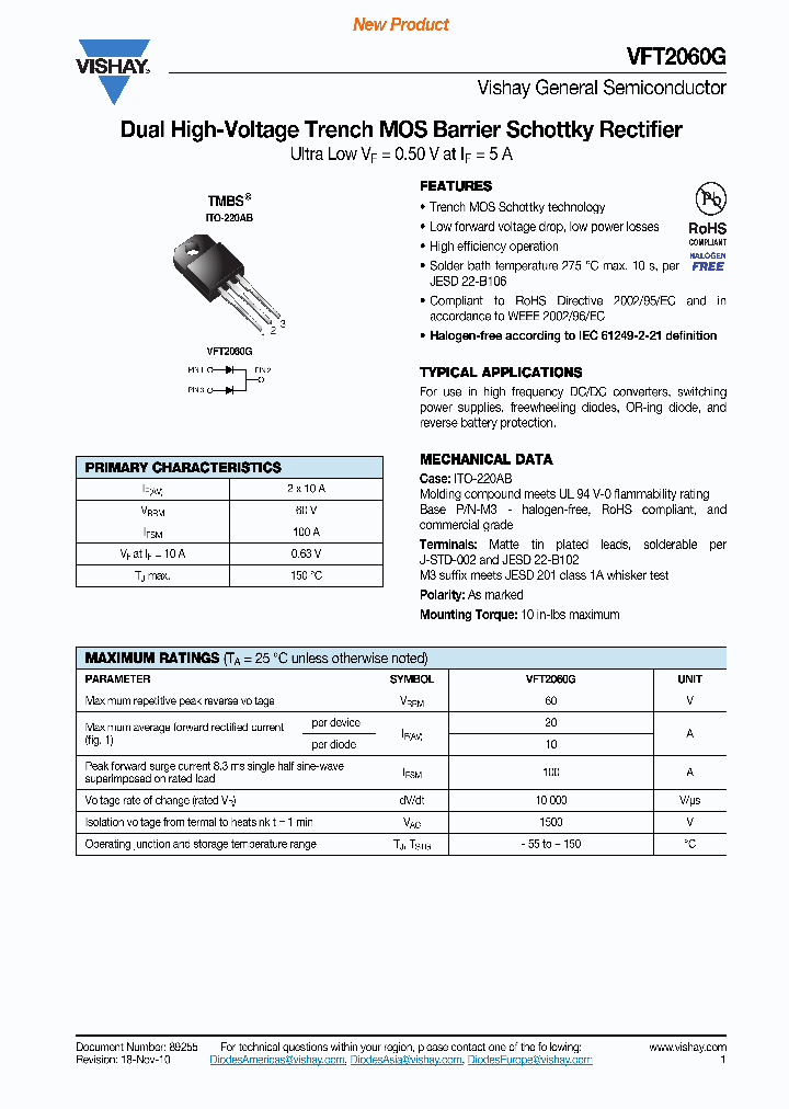 VFT2060G-M3-4W_6386178.PDF Datasheet