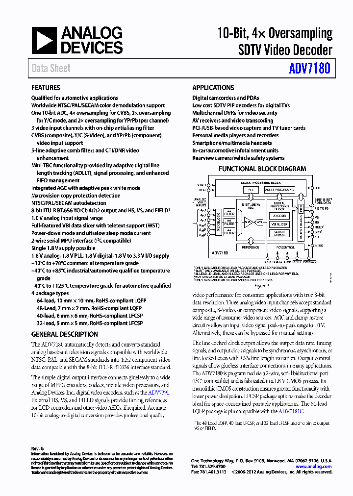 EVAL-ADV7180-48EBZ_6402635.PDF Datasheet