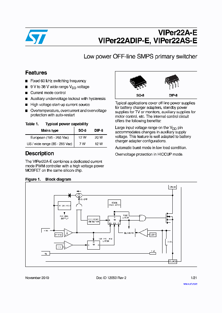 VIPER22-LED-EV_6403738.PDF Datasheet