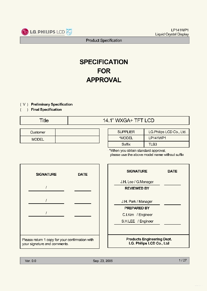 LP141WP1-TLB3_6404551.PDF Datasheet
