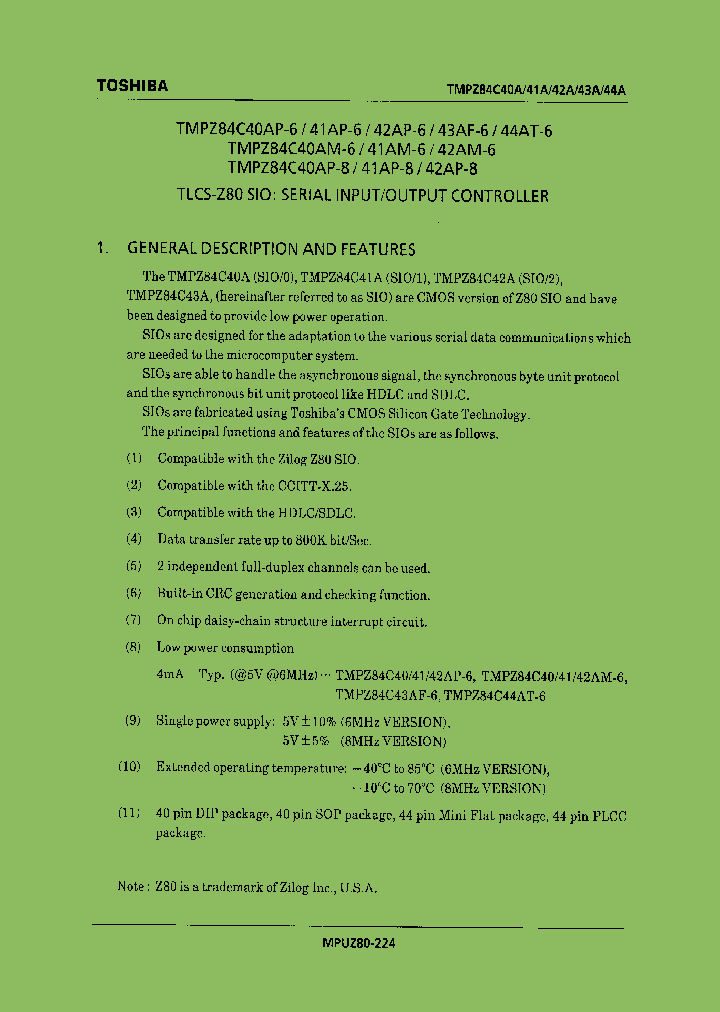 TMPZ84C42AM-6_6407017.PDF Datasheet