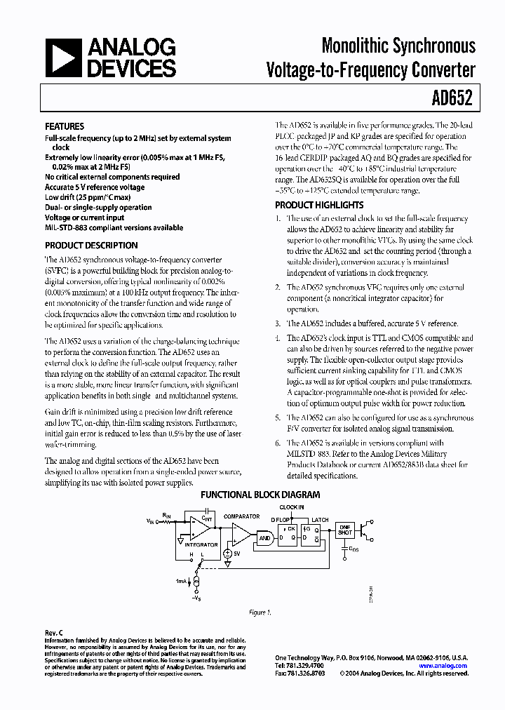 AD652KPZ_6515389.PDF Datasheet