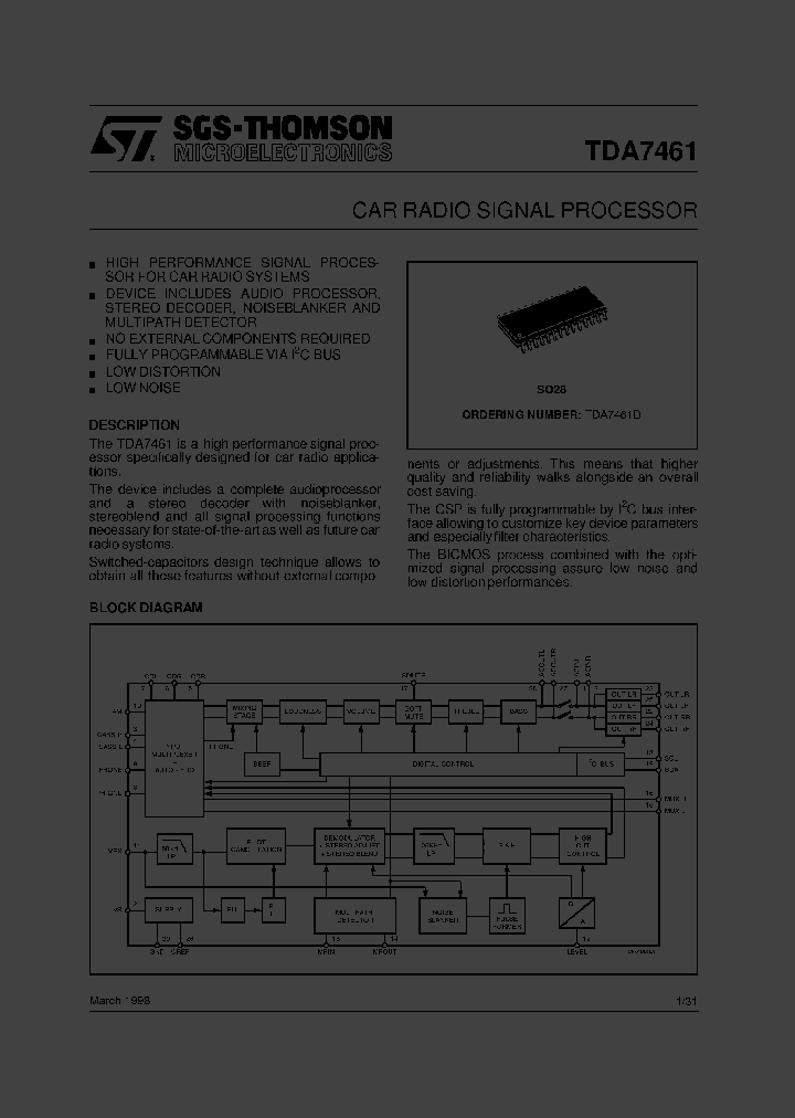 TDA7461D_6529211.PDF Datasheet