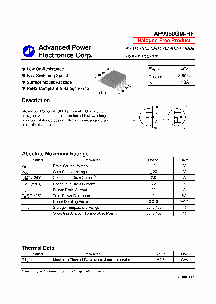 AP9960GM-HF_6532868.PDF Datasheet