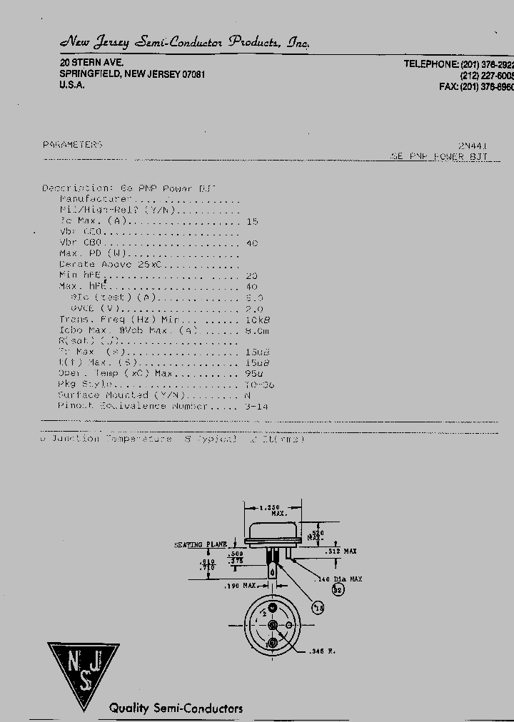 2N441_6533297.PDF Datasheet