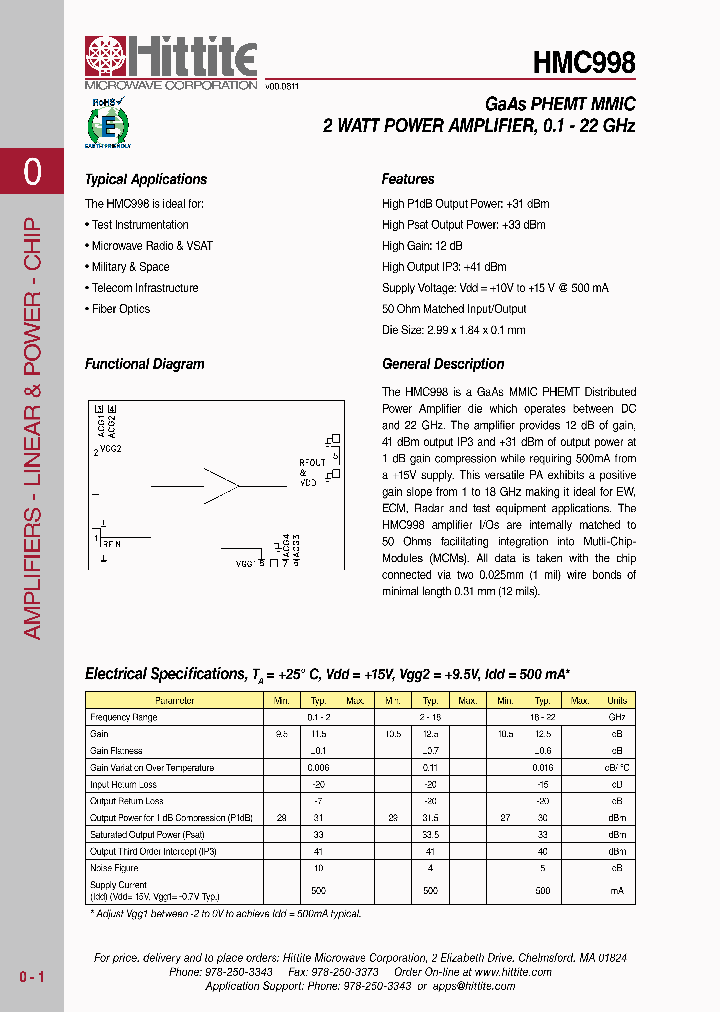 HMC998_6556523.PDF Datasheet