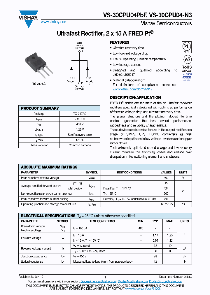 VS-30CPU04PBF_6597440.PDF Datasheet