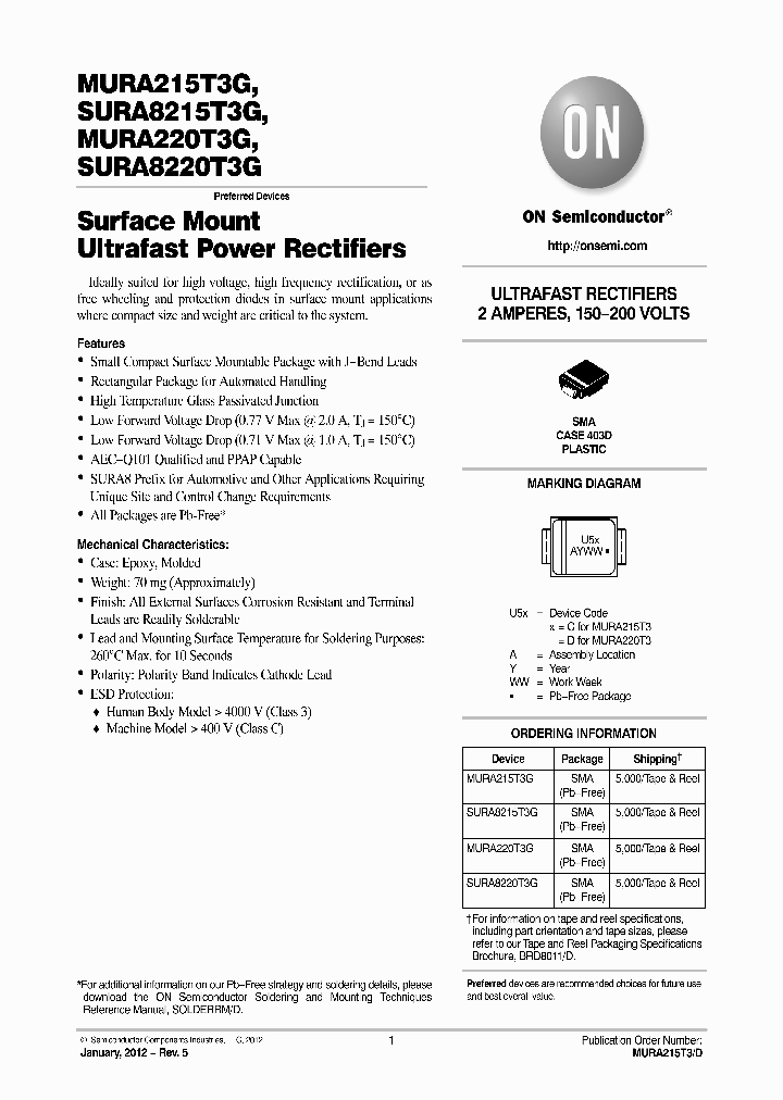 SURA8215T3G_6601015.PDF Datasheet