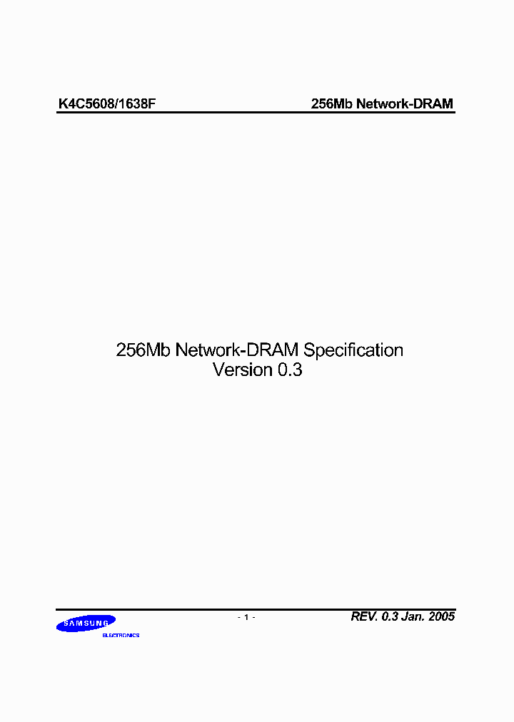 K4C560838F-TCDA0_6610769.PDF Datasheet