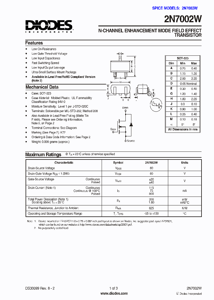 2N7002W-13_6617475.PDF Datasheet