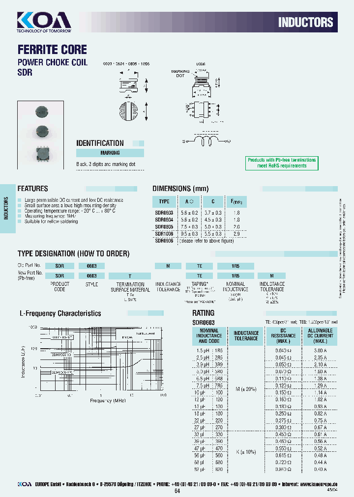 SDR0603KTE330_6617532.PDF Datasheet