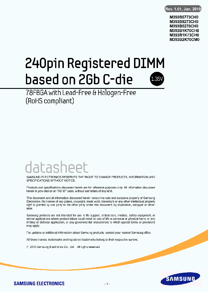 M393B5273CH0-YH9_6618879.PDF Datasheet