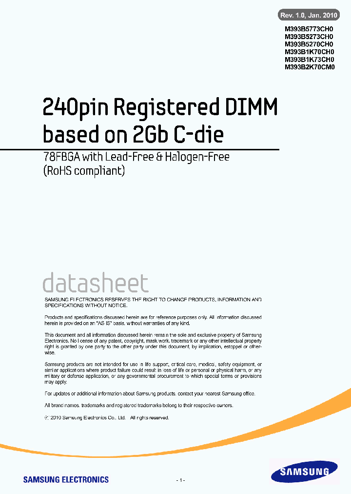 M393B5270CH0-CK0_6618873.PDF Datasheet