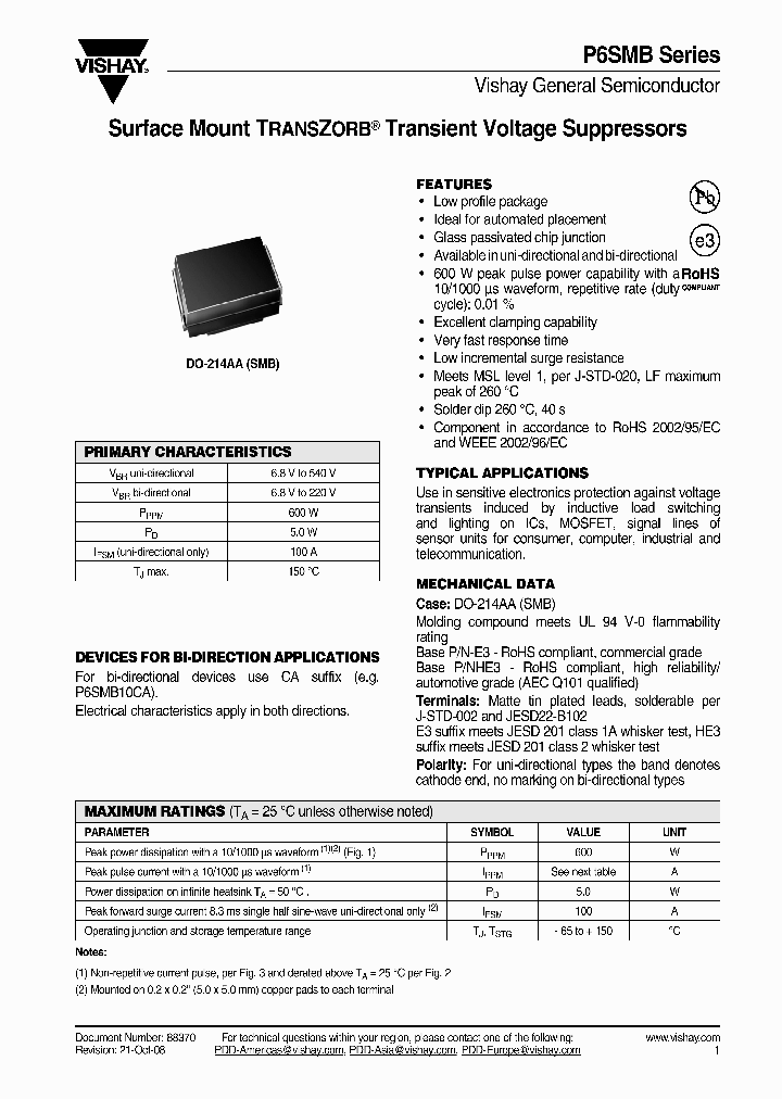 P6SMB480A-E35B_6620505.PDF Datasheet