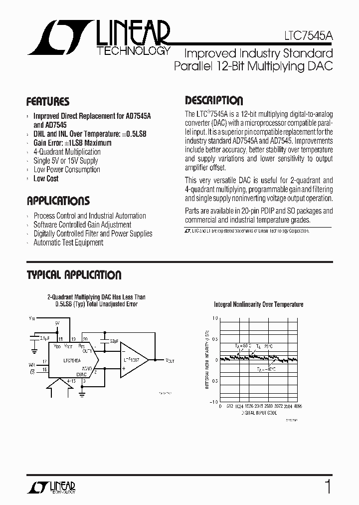 LTC7545ACGPBF_6622327.PDF Datasheet