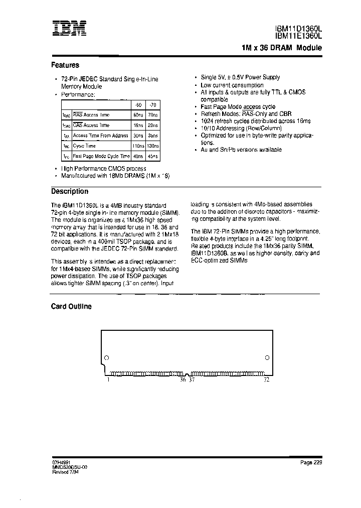 IBM11D1360LA-70_6624755.PDF Datasheet