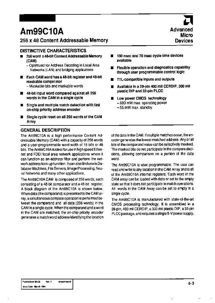 AM99C10A-10DCB_6629438.PDF Datasheet
