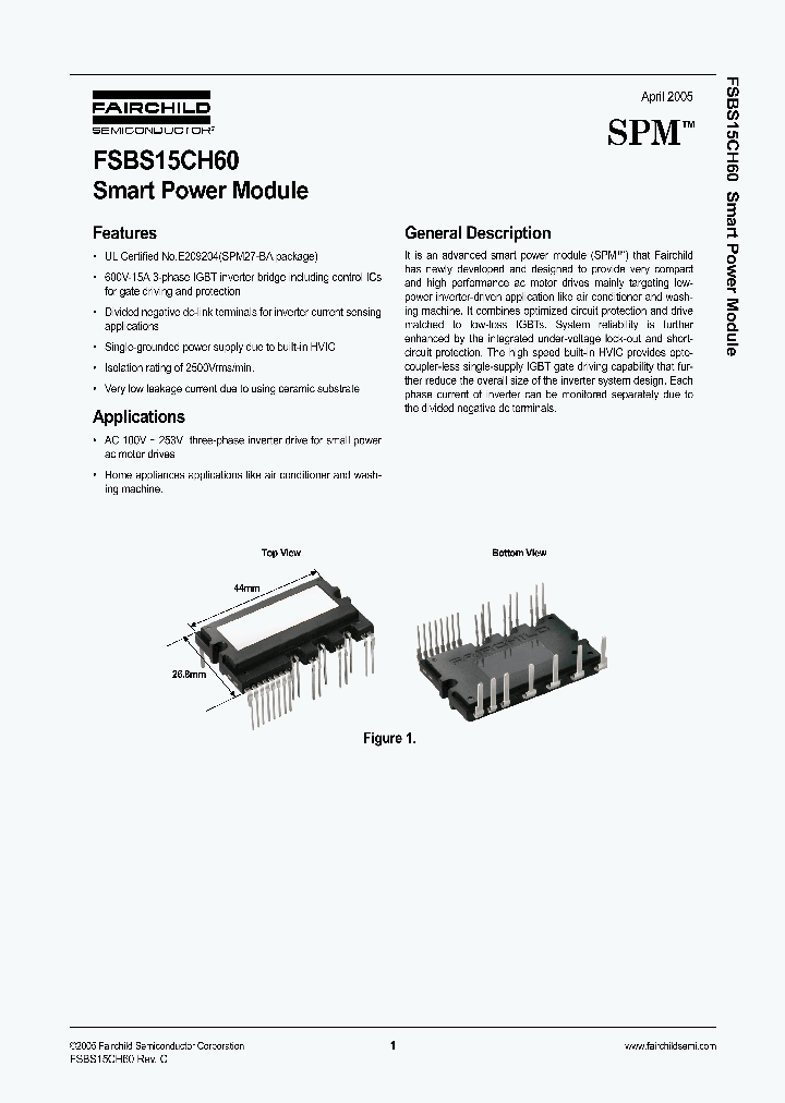 FSBS15CH60L_6665512.PDF Datasheet