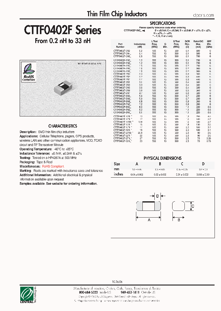 CTTF0402F-9N1F_6629845.PDF Datasheet