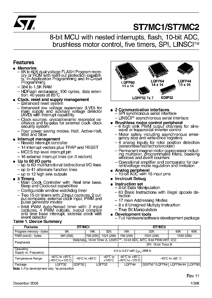 ST7FMC2M9T6_6632593.PDF Datasheet