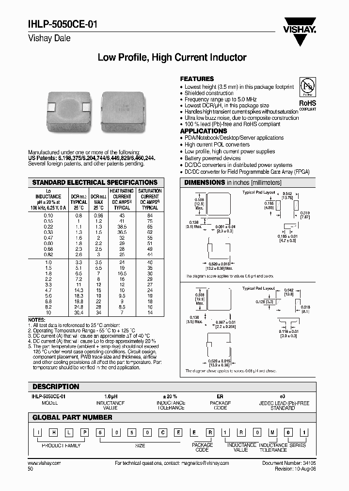 IHLP5050CEEBR10M01_6653878.PDF Datasheet