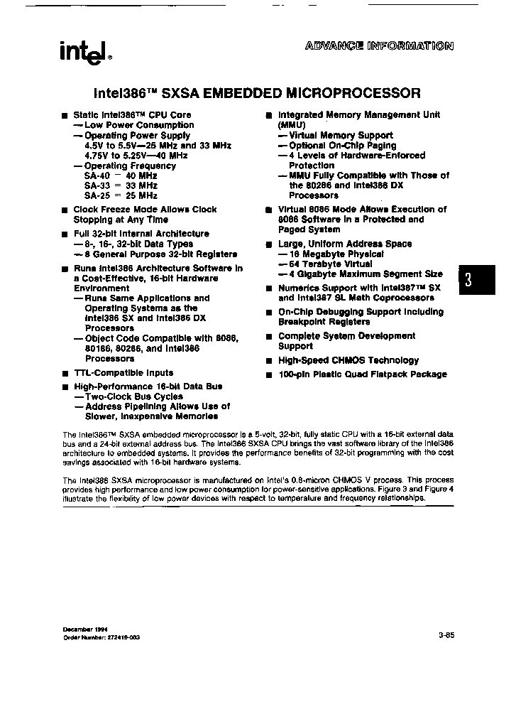 KDINTEL386SXSA25_6660827.PDF Datasheet