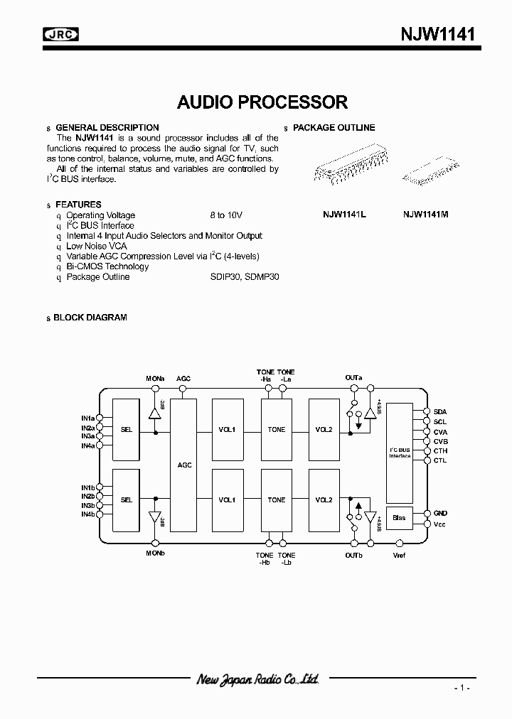 NJW1141M_6670779.PDF Datasheet