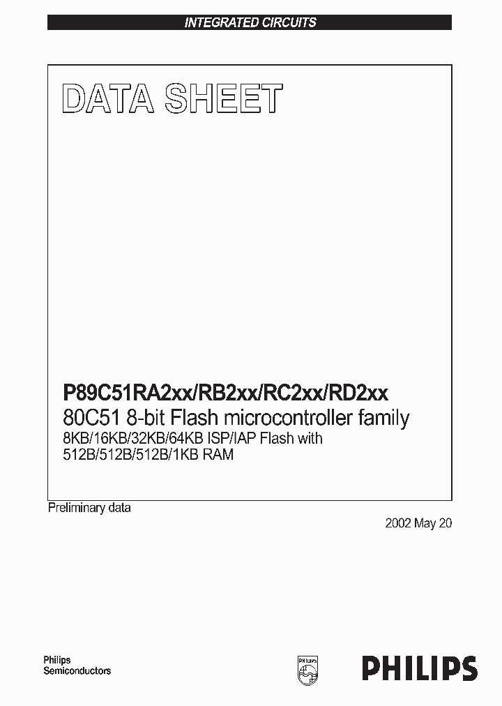 NXPSEMICONDUCTORS-P89C51RA2BBD_6695808.PDF Datasheet