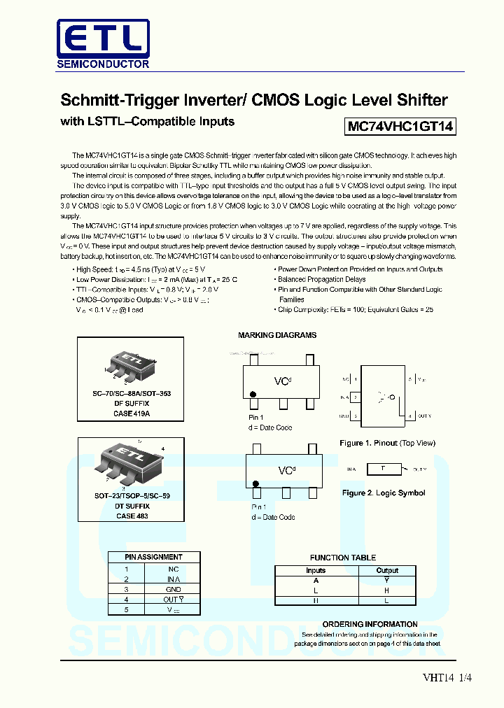 MC74VHC1GT14_6931298.PDF Datasheet