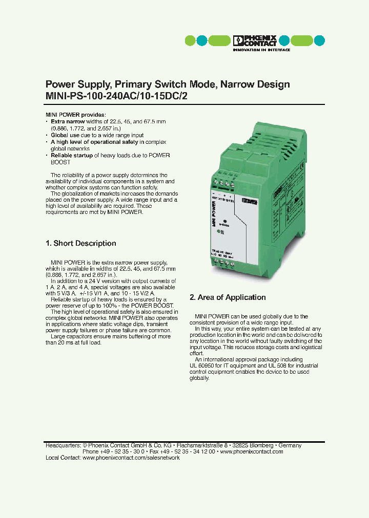 MINI-PS-100-10-15DC_6931409.PDF Datasheet