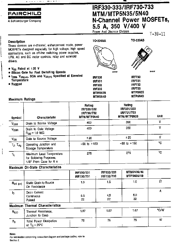 MTM5N35_6932545.PDF Datasheet