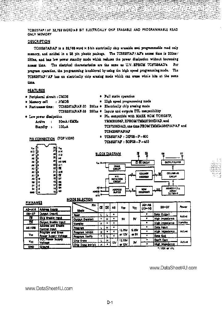 TC58257AP_6931821.PDF Datasheet