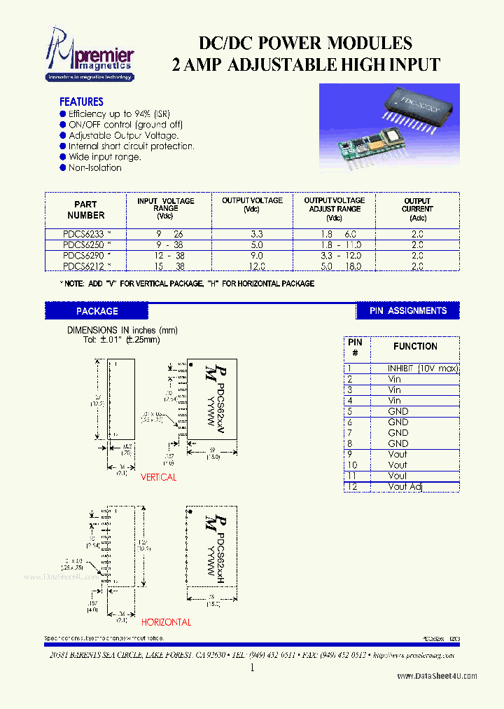 PDCS6250_6933483.PDF Datasheet