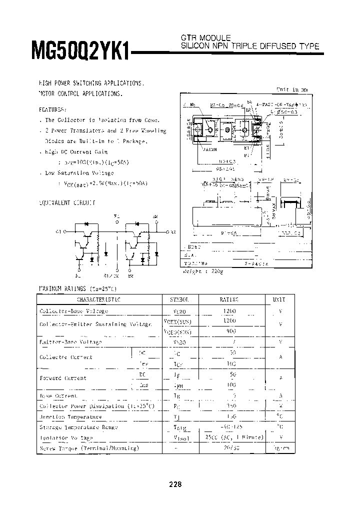 MG50Q2YK1_6719584.PDF Datasheet