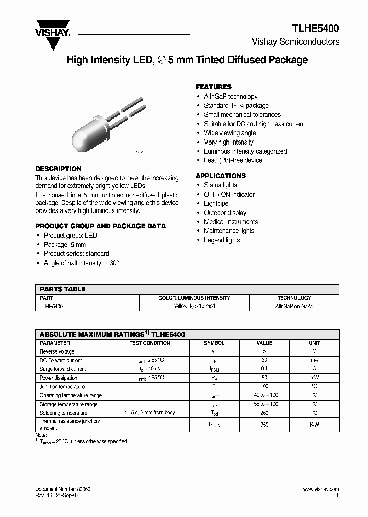 TLHE5400_6717123.PDF Datasheet