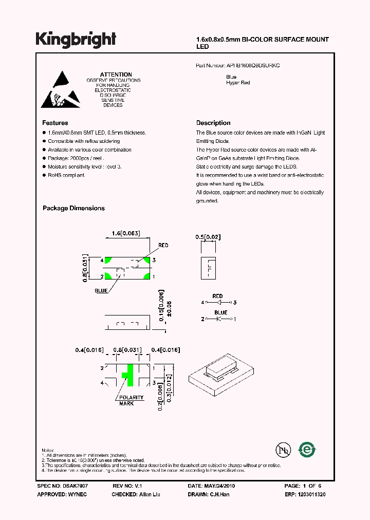 APHB1608QBDSURKC_6724141.PDF Datasheet