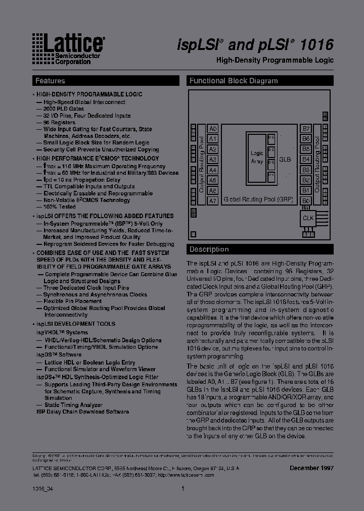 ISPLSI1016-80LT_6733907.PDF Datasheet