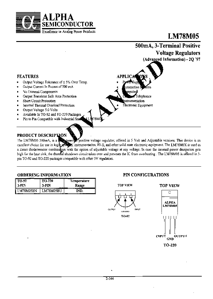 LM78M05BNOPTION4_6740239.PDF Datasheet