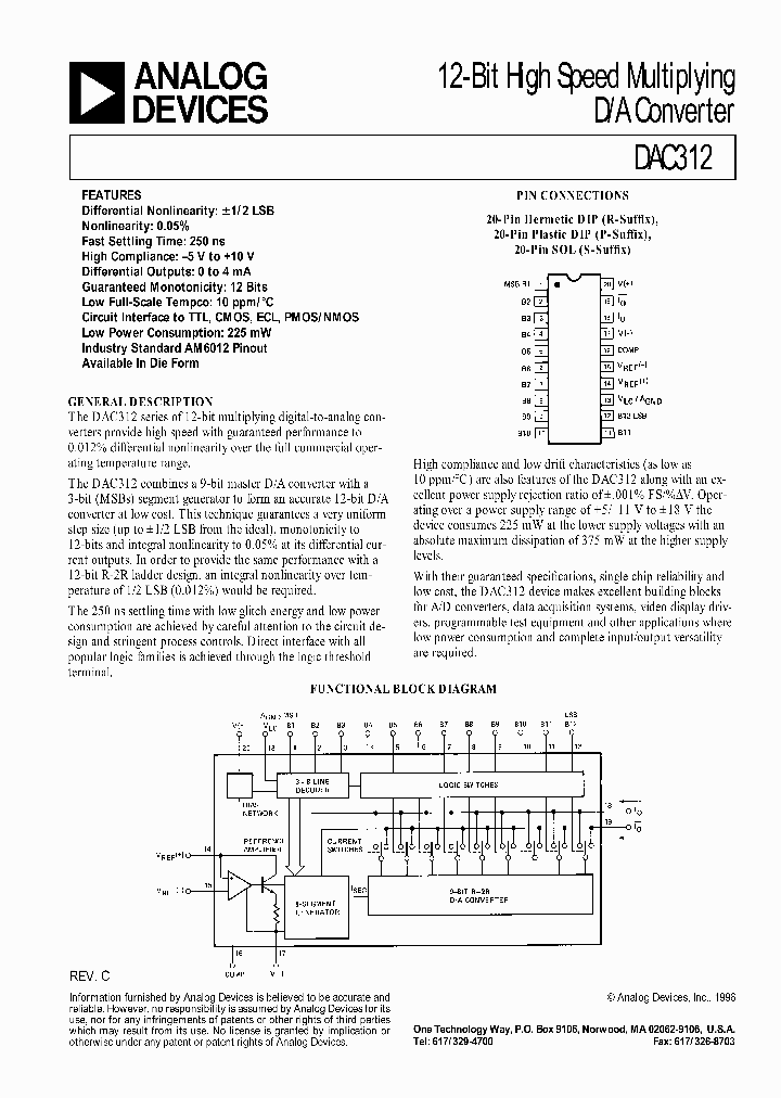 DAC312GBC_6740006.PDF Datasheet