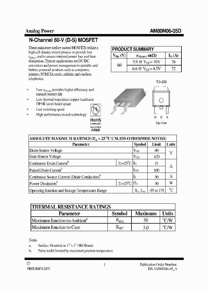 AM80N06-05D_6938443.PDF Datasheet