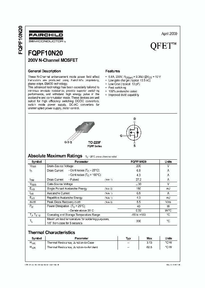 FQPF10N20T_6756688.PDF Datasheet