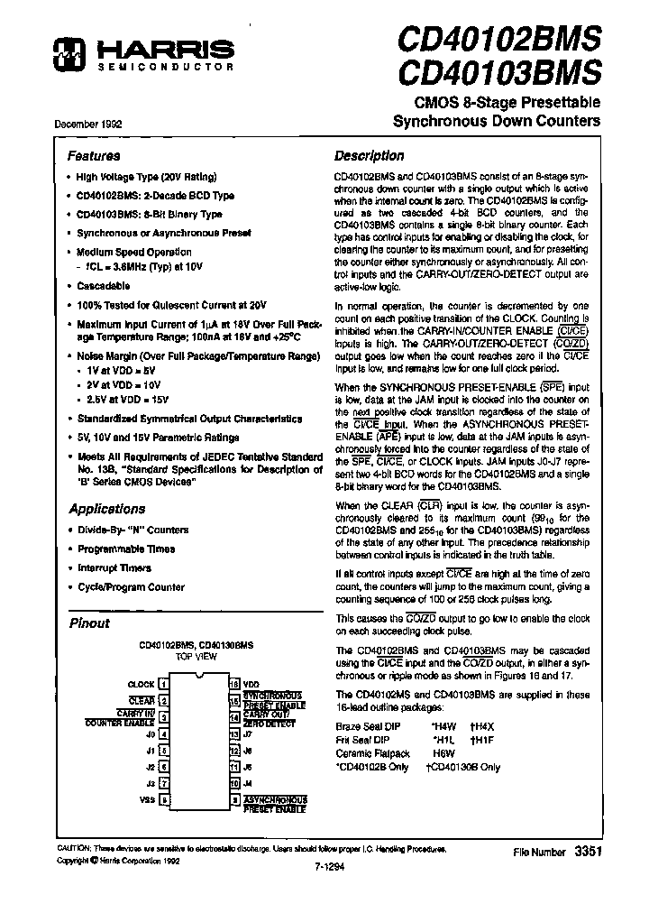 CD40103BDMSR_6759440.PDF Datasheet