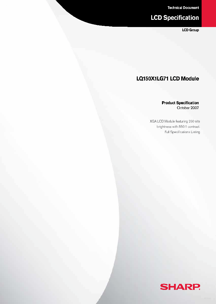 LQ150X1LG71_6940604.PDF Datasheet