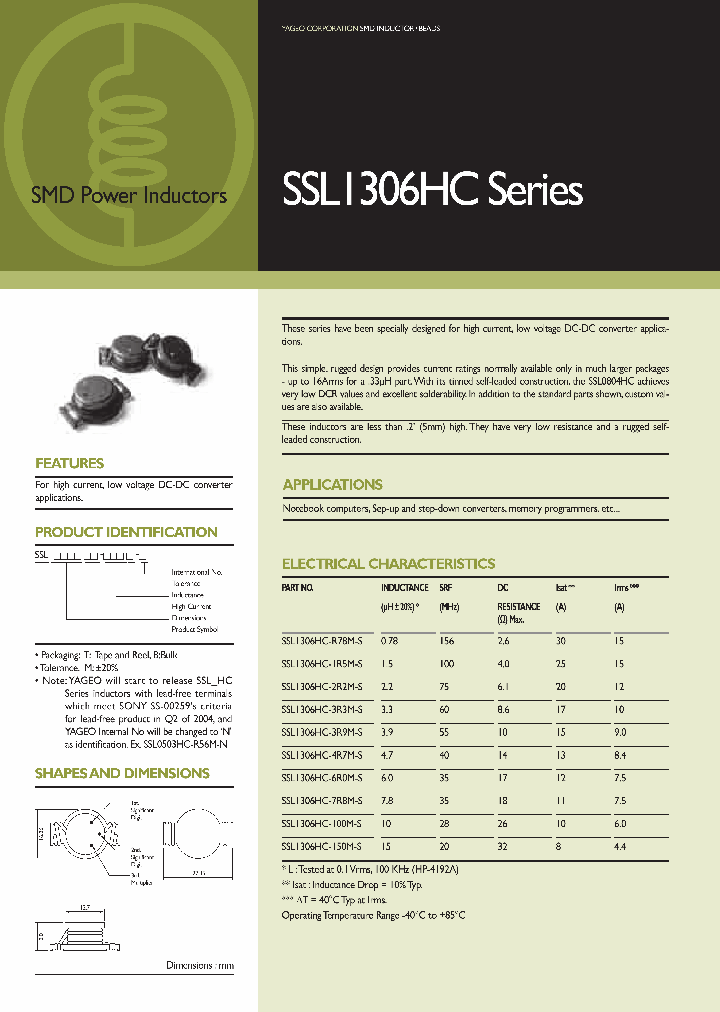 SSL1306HC-1R5M-N_6795782.PDF Datasheet